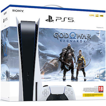 Sony Playstation 5 Console C Chasis & God Of War Ragnarok (Voucher) (Official Bundle)