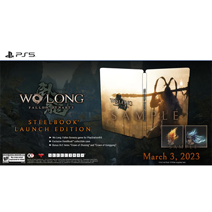 Wo Long Fallen Dynasty Steelbook Launch Edition PS5 NEW