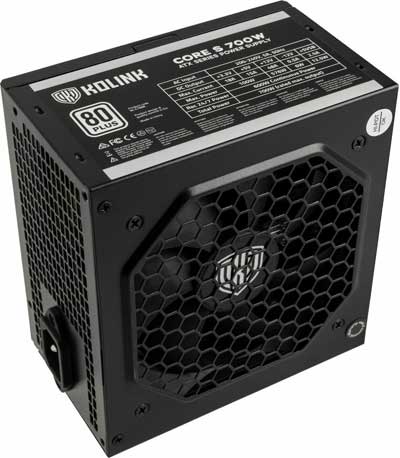 KOLINK CORE S SERIES 80 PLUS PSU – 700 WATT POWER SUPPLY WITH CABLE