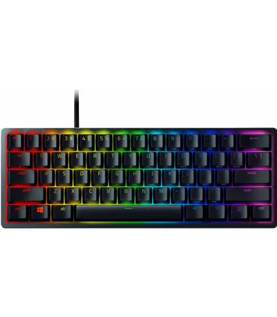 Razer HUNTSMAN MINI 60% Linear Red Opto Mechanical Switch Gaming Keyboard - US Layout (RZ03-03390200-R3M1)
