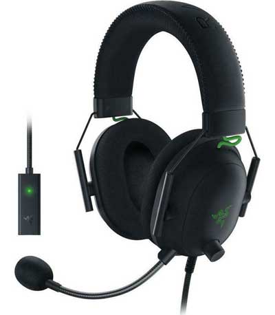 Razer BLACKSHARK V2 Gaming Headset & USB Audio Card  PC/PS4/PS5