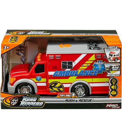 Nikko Ασθενοφόρο γρήγορη Διάσωση Road Rippers Rush & Rescue 12” 36/20151