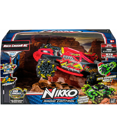 Nikko R/C Rock CrushR Red Lightning Τηλεκατευθυνόμενο Αυτοκίνητο Crawler #10212