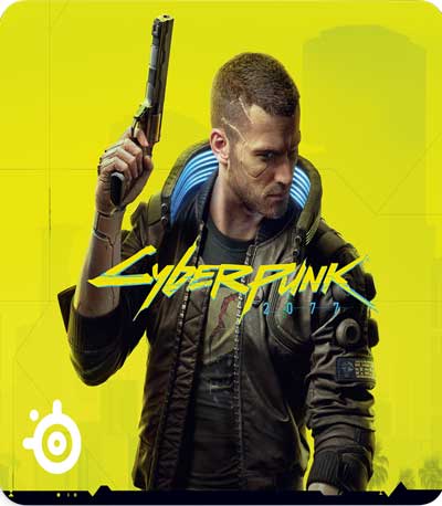 Steelseries QcK Large Cyberpunk 2077