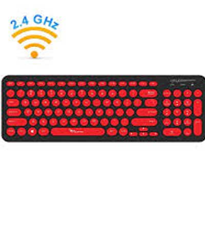 Alcatroz Wireless Keyboard Jellybean A200 Black/Red