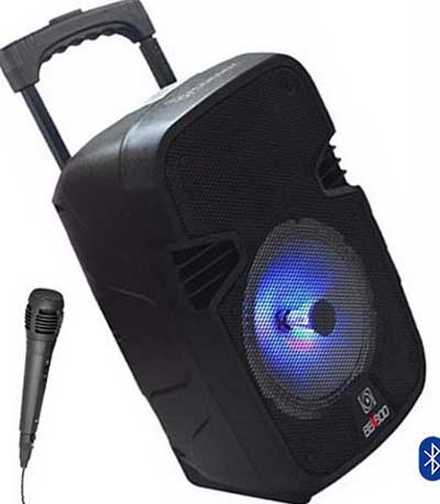 AUDIOBOX PORTABLE BLUETOOTH TROLLEY KARAOKE SPEAKER BBX800