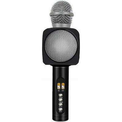 BT Ασύρματο Μικρόφωνο Karaoke Echo Effect Μαύρο