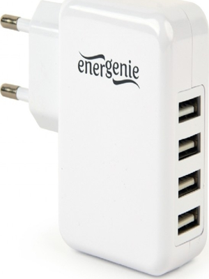 ENERGENIE 4-PORT UNIVERSAL USB CHARGER 3.1A WHITE (EG-U4AC-02)