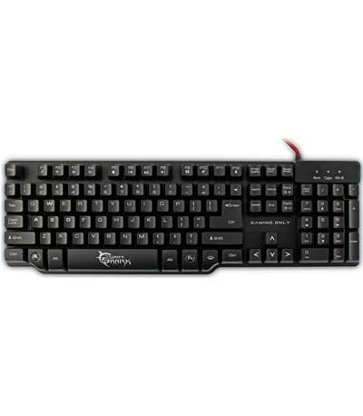 WHITE SHARK MECHANICAL KEYBOARD WITH LIGHT SAMURAI
