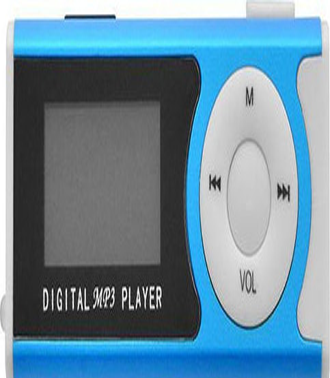 Lamtech Digital mp3 Player 16gb With FM Radio Blue