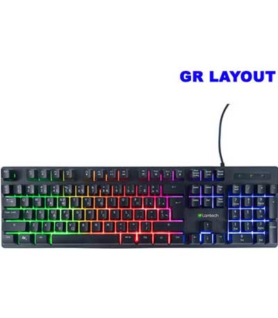 LAMTECH WIRED GR KEYBOARD WITH RAINBOW BACKLIGHT