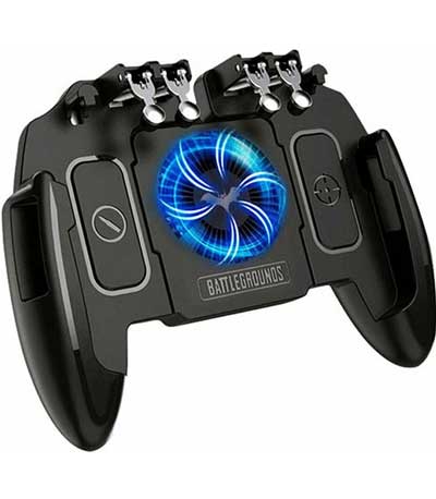 LGP COOLING GAMEPAD 6-FINGER PUBG FOR ANDROID & IOS WITH Li BATTERY