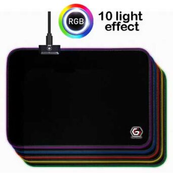 GEMBIRD GAMING MOUSE PAD WITH LED LIGHT FX LARGE (MP-GAMELED-L)