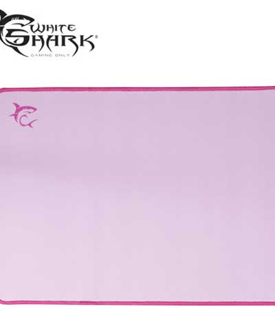 White Shark Mousepad 40x30cm Lotus Pink