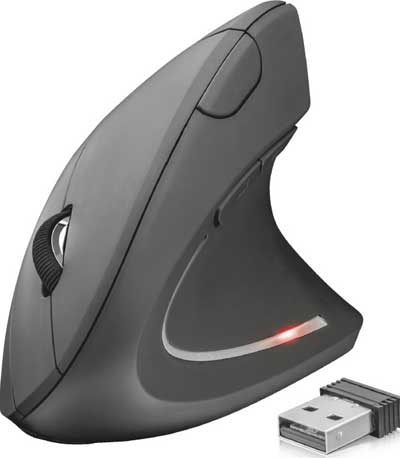 Trust - Verto Wireless Ergonomic Mouse - Μαύρο (22879)
