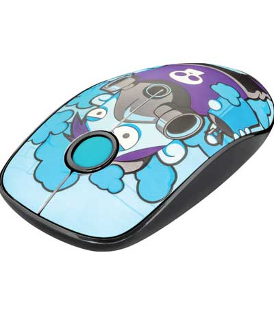 TRUST - Sketch Silent Click Wireless Mouse - blue - Μπλε 23335