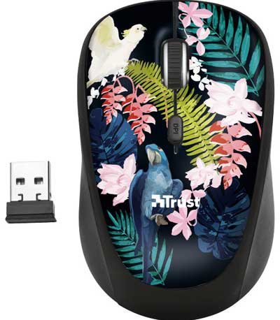 TRUST - Yvi Wireless Mouse - parrot 23387
