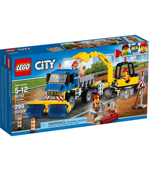 LEGO City Σάρωθρο & Εκσκαφέας-60152