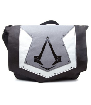 ASSASSIN'S CREED SYNDICATE - GREY FLAP LOGO MESSENGER BAG (MB051338ACS)