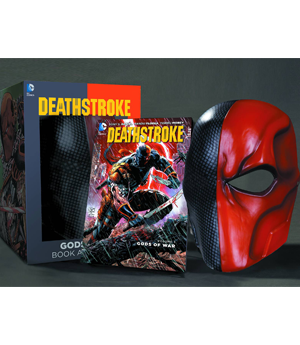 DEATHSTROKE COMIC BOOK + DEATHSTROKE MASK SET