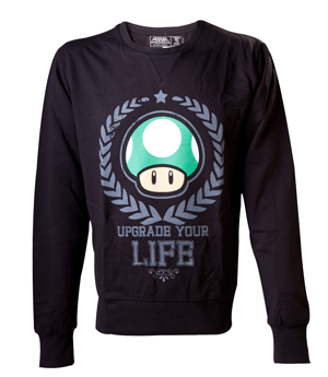 SWEATER UPGRADE YOUR LIFE (BLACK)