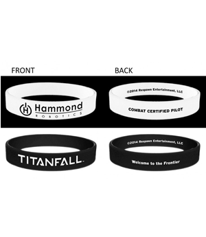TITANFALL - SILICONE WRISTBAND (BLACK)