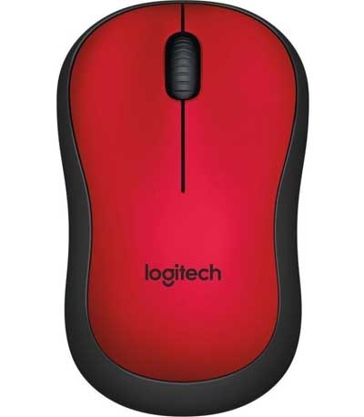 Logitech Μ220 Silent - Wireless Mouse - Κόκκινο Ελληνικης Αντιπροσωπειας