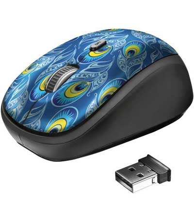 Wireless Ποντίκι Trust Yvi Peacock 23388