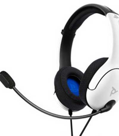 PDP LVL40 Stereo PS4/PS5 - Ενσύρματα Gaming Ακουστικά - Άσπρο