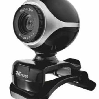 Trust Exis Web camera Μαυρο Ασημι (17003)