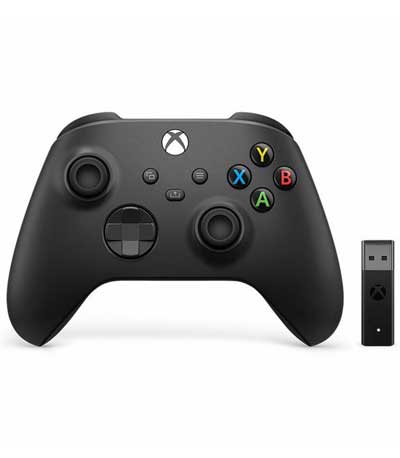 Microsoft Xbox Series Controller Black with Adapter (Συμβατο με XBSX/S-XB1-WINDOWS 10-ANDROID-IOS)
