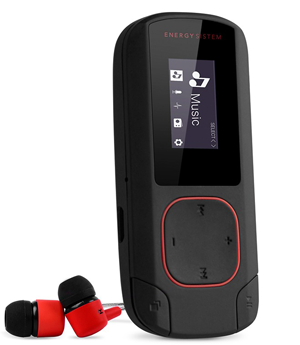 ENERGY SISTEM MP3 Player Clip, Bluetooth, LCD, coral