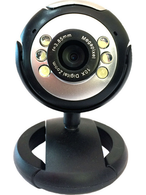 POWERTECH Web Camera 1.3MP Plug Play Black