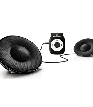 POWERTECH MP3 Player με Philips φορητό παθητικό ηχείο SBP1120, μαύρο