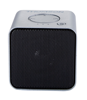 THOMSON Φορητό ηχείο WS01GM με μικρόφωνο, bluetooth/SD/AUX in, 3W, ασημί