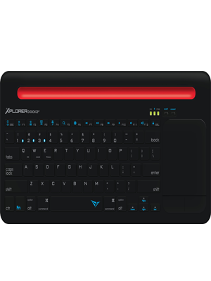ALCATROZ BLUETOOTH EXPLORER KEYBOARD DOCK 2 B.RED