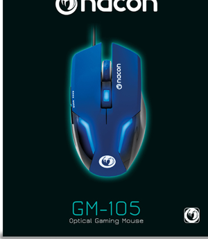 Nacon Gaming Optical Mouse GM-105 Blue