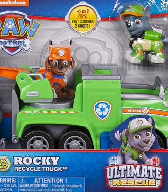 Spin Master - Paw Patrol Ultimate Rescue Basic Vehicles - Rocky Recycle Truck (20101537)