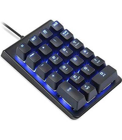 Motospeed K22 Wired mechanical keypad with blue switch