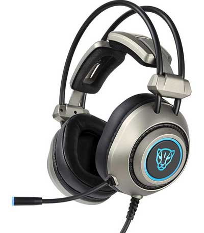 Motospeed H19 Grey Wired Gaming Headset Grey Color (με USB)