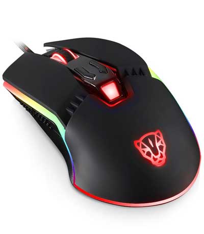 Motospeed V20 Wired Gaming Mouse PMW3325 Μαυρο (Ελληνικής Αντιπροσωπείας)