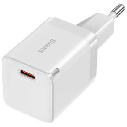 Baseus Φορτιστής Χωρίς Καλώδιο με Θύρα USB-C GAN3 Fast Charger 1C 30W (white)