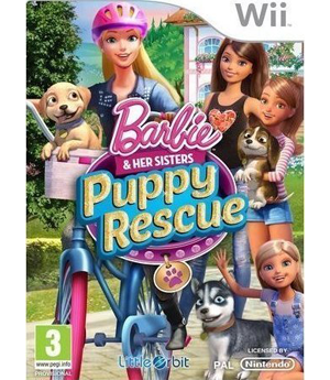 Barbie and her Sisters: Puppy Rescue WII NEW