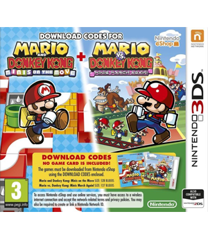 Mario vs Donkey Kong: March Again + Mario and Donkey Kong: Minis on the Move 3DS NEW
