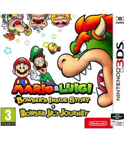 Mario & Luigi: Bowser's Inside Story + Bowser Jr.'s Journey 3DS USED