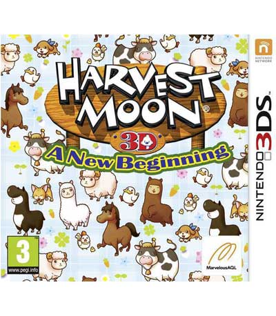 Harvest Moon 3D: A New Beginning 3DS USED
