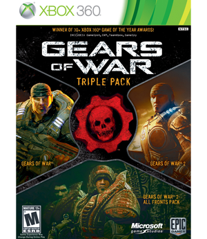 Gears of War Triple Pack X360 USED