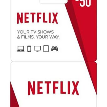 NETFLIX GIFT CARD 50E