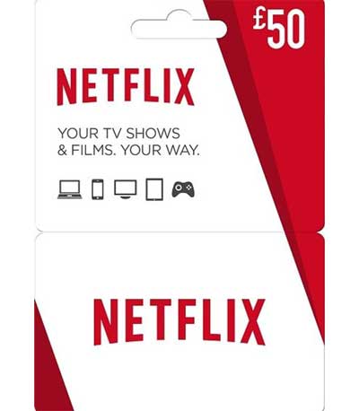 NETFLIX GIFT CARD 50E