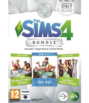 The Sims 4 Bundle ((Code in a Box) Luxury Party PC NEW